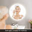 Miroir de salle de bain rond Naliyah-272078567