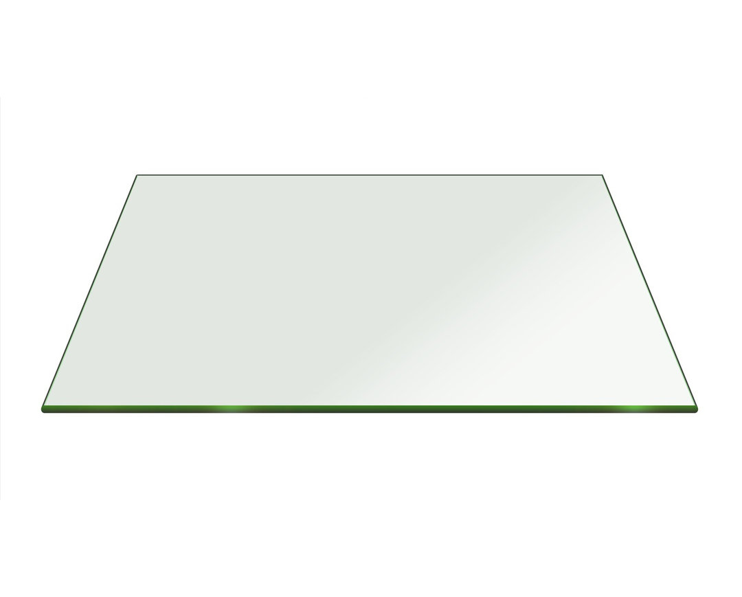 Pascual Glass Table Top Orren Ellis 