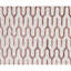 Tapis blanc et rose noué à la main de haute qualité