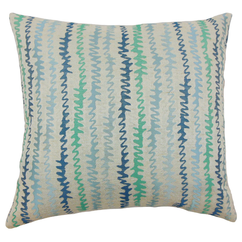  Coussin Zigzag, Turquoise