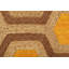 Abaca Collection Flatweave Jute / Sisal Geometric Area Rug in Cream-424610120