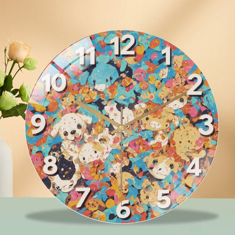 Horloge murale avec horloge murale 12 po
