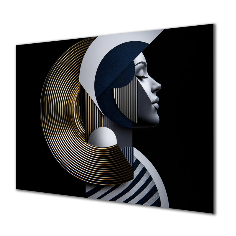 «Jakob III - Modern Woman», art mural en métal, H 12 po x l 20 po