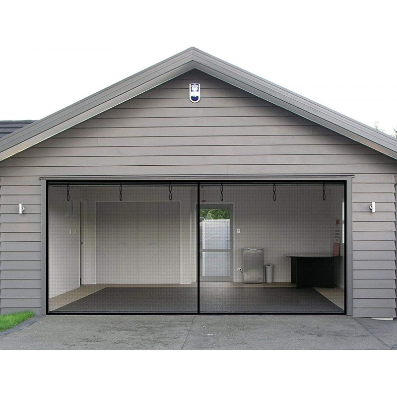 Moustiquaire de porte de garage de 16 x 7 pieds pour garage double