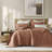 Luxury Linen Bedding Sets, Breathable 3-piece Quilt, Elegant Home Style