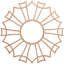 Médaillon de plafond en bois Augustus-63412094-63412109