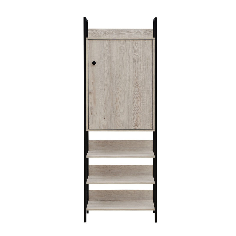 Brant 1 Door Manufactured Wood Wardrobe, Ash Oak