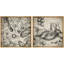 "Croquis de cuisine rétro, illustrations culinaires rustiques, art moderne minimaliste" - 2 pièces-101463261-101463262