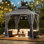 8 pi L 8 pi. D Pavillon de jardin avec double toit
