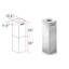 ZLINE Range Hood Chimney Extension for 10 ft. - 12 ft. Ceilings