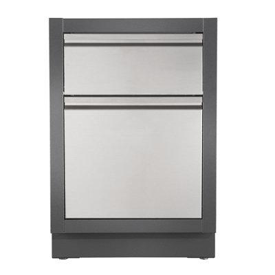 Armoire de cuisine extérieure modulaire 1 pièce en acier thermolaqué 24 po Napoleon