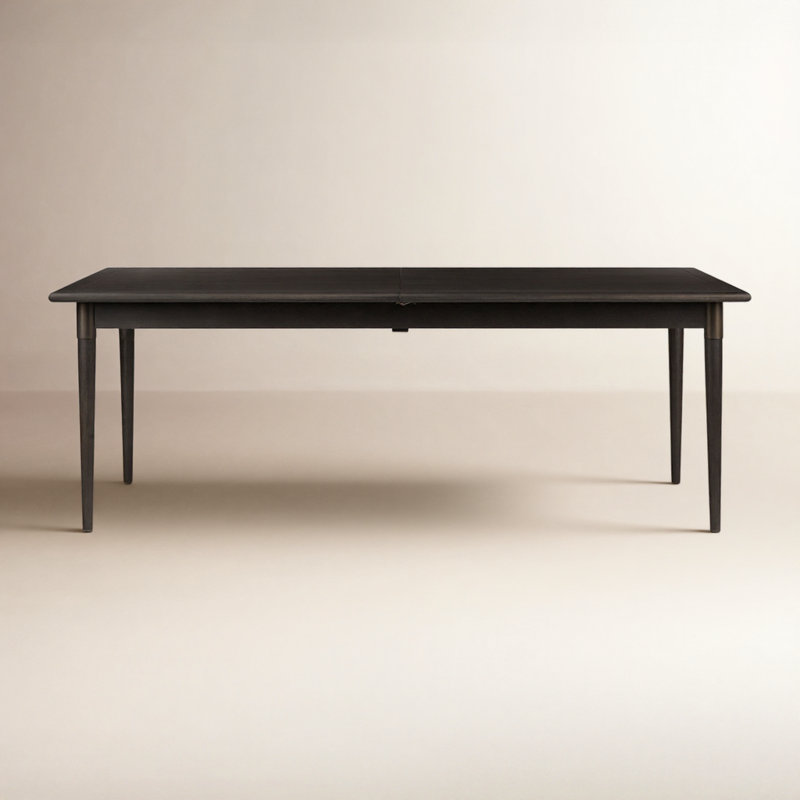 Harper Solid Wood Dining Table, Black