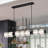 Reign Steel Dimmable LED Kitchen Island Chandelier-108510871