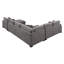 Canapé d'angle modulaire faisant face à gauche de 140,5 po de largeur Boston-46729261