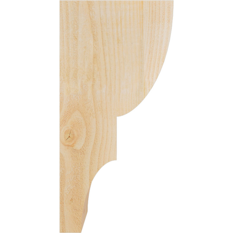 Corbeau Ridgewood, H 24 po x l 6 po x P 12 po, Sapin de Douglas, Sciage brut