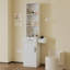 Bureau à cheveux moderne et simple, rangement multicouche, grand espace de rangement, rangement pour chambre à coucher, armoire de rangement en coin-1329475424