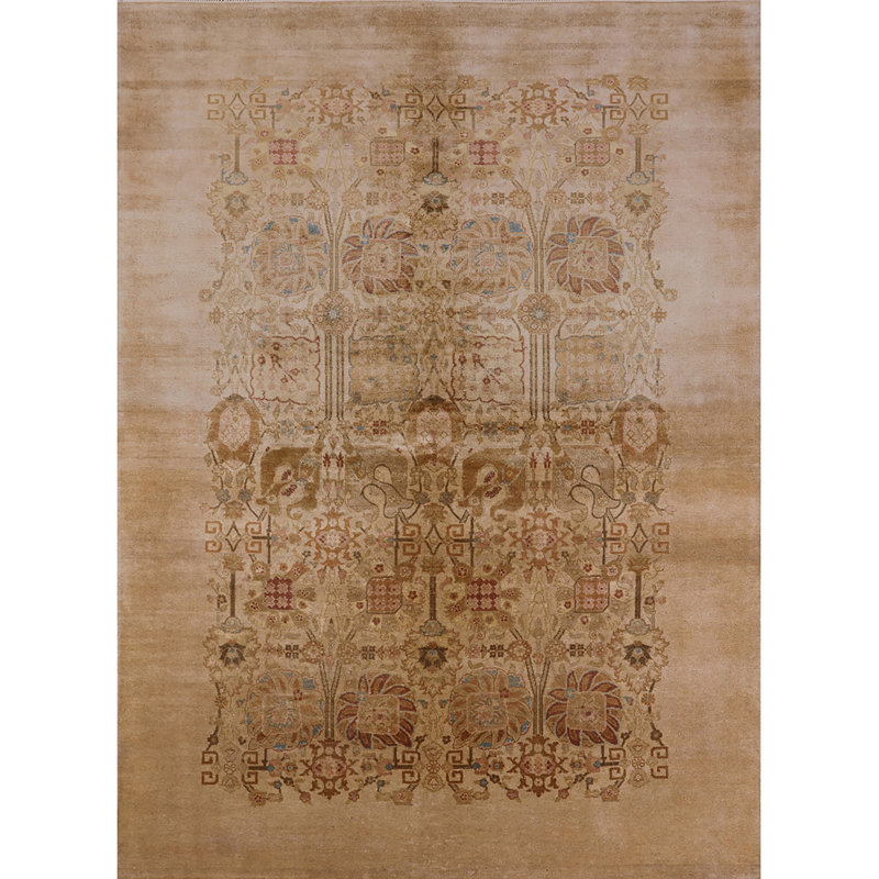 Tapis oriental beige, Rectangle 7 pi x 10 pi