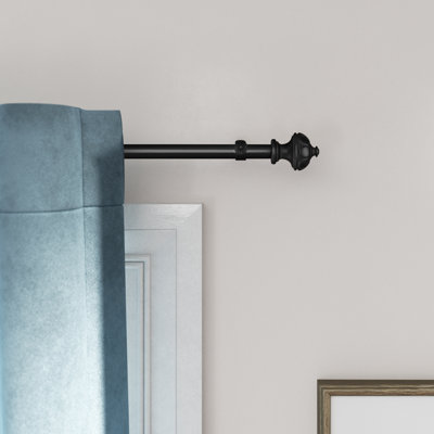 Kravitz Adjustable 0.81'' Single Curtain Rod