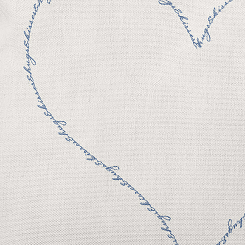 Housse de coussin décoratif en polyester / mélange de polyester par E by Design, 20 po x 20 po, Bleu cadet