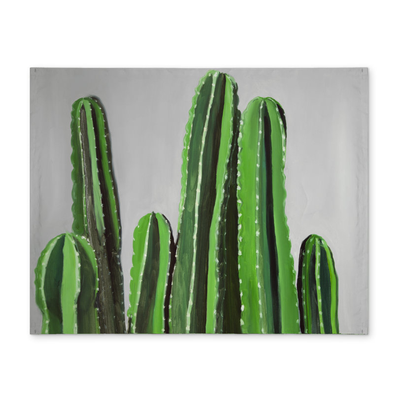 Cactus Candles Green Exotic Polyester Placemat | Home Decor