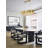Modern 12 Light Rectangular Crystal Chandelier -121426519