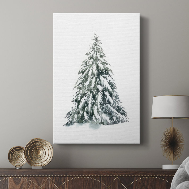 Épinette bleue I - galerie tendue sur mesure Cavas, H 60 po x l 40 po