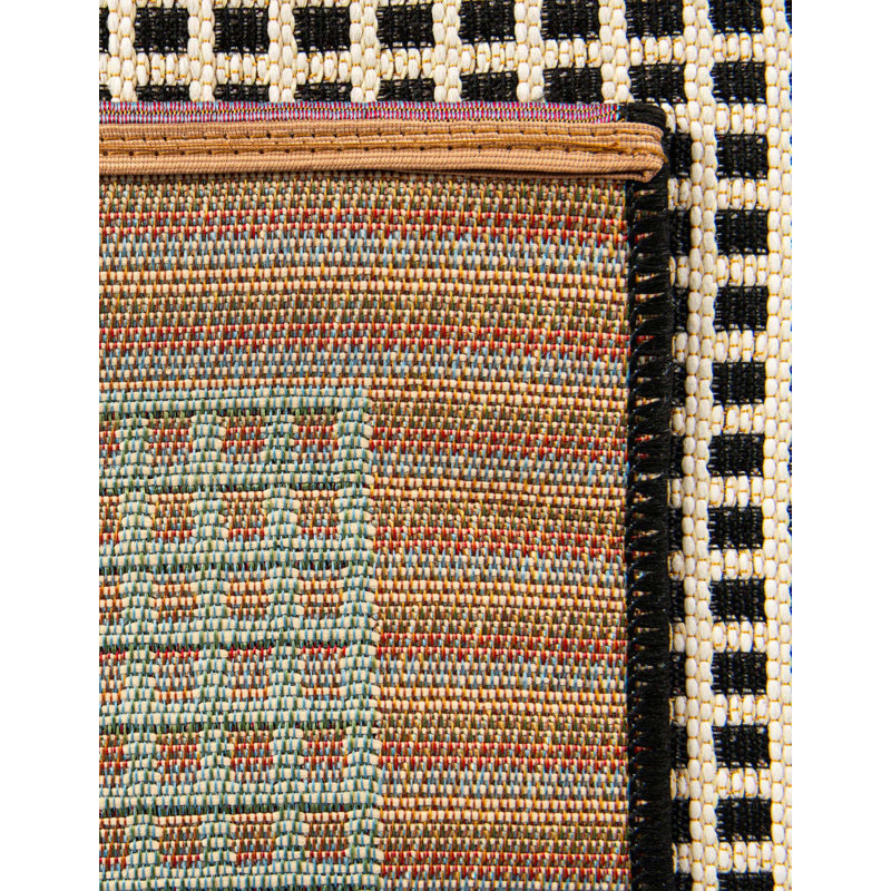 Gourlie Indoor/Outdoor Area Rug, Rectangle 10' x 14'1"