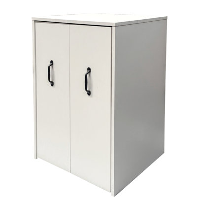 3 Tier Wooden Floor Standing Bookcase,Slide Out Drawer Storage Bookcase File Cabinet,Pull Out Mobile With Door Dustproof File Cabinet,Office Bedroom Living Room Hidden Storage Cabinet With Wheels