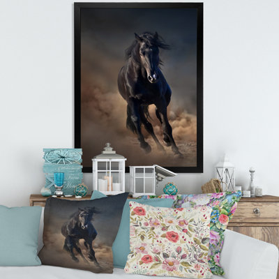 " Portrait Of Thoroughbred Nonius Stallion Horse I "