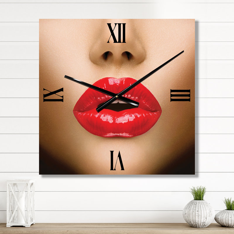 Horloge murale Lips Beautiful, Grand