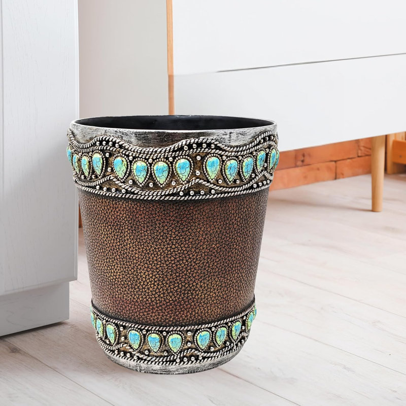 Poubelle en simili cuir Southwest