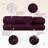 Organic Flannel Pillowcases Standard Set of 2 - Ultra Comfortable 100% GOTS Organic Cotton Pillow Cases Standard Size with Premium Smooth Brushed Finish and Envelope Closure (Aubergine, King)-389721882-389721883