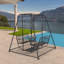 Chaise berçante d'extérieur en métal Sotera