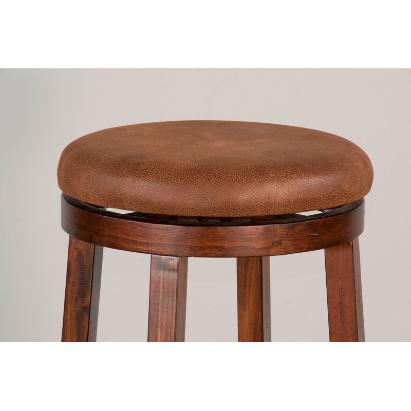 Sears Swivel Upholstered Counter Stool, Dark Chocolate, Bar Stool (30" Seat Height)