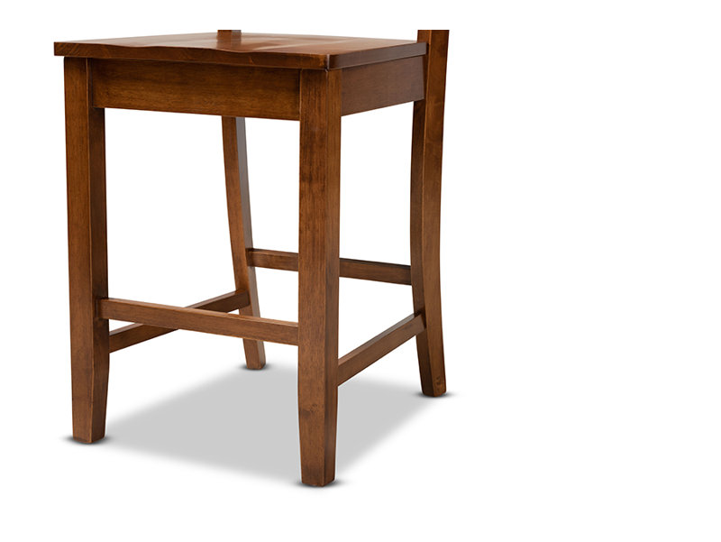 Tabouret de comptoir 24,2 po Heinemann, Chêne brun