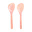Lucente Tortoise Shell Resin Salad Server Set-106325380