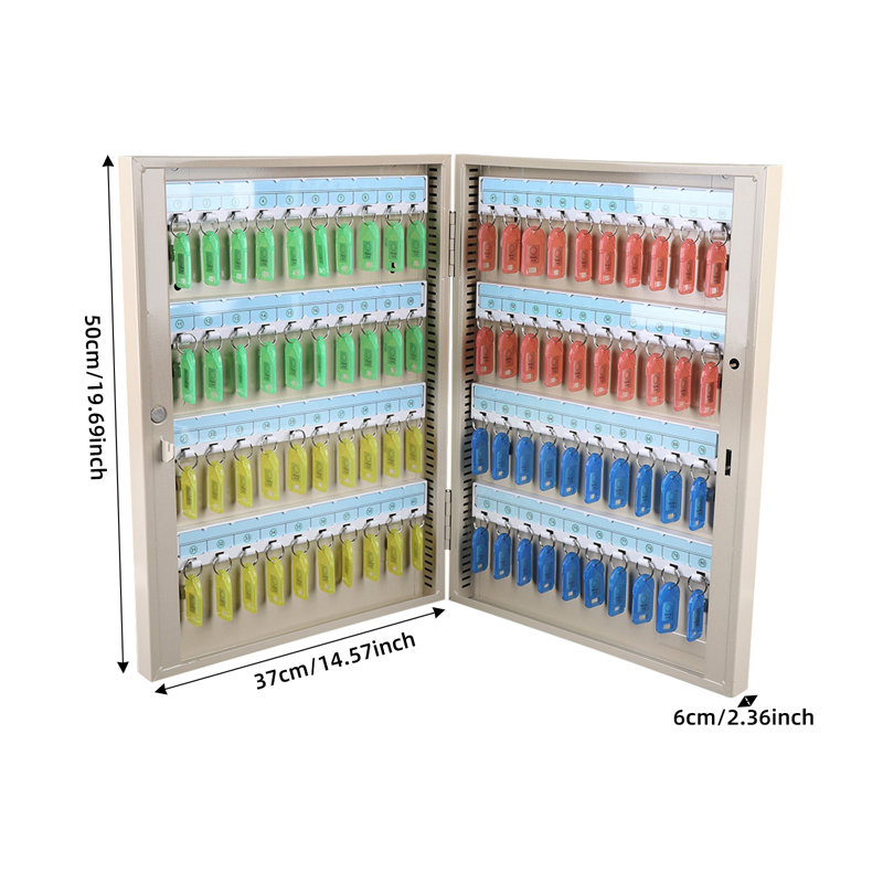 80 Keys Safe Wall-Mounted Cabinet Storage