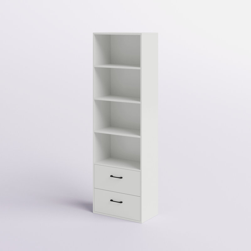 Aranea Bookcase Storage Bookcase, White