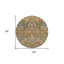 Tapis rond 8 pi