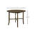 Isvielle Burnished Oak Wood  Four Legs Base Dining Table