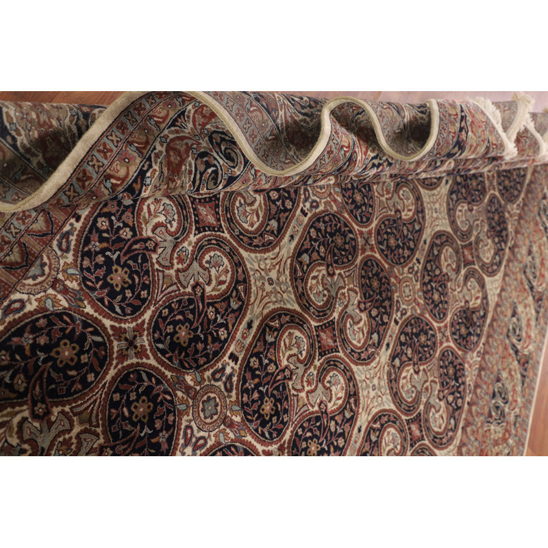 Navy Blue Agra Indian Area Rug 8x10