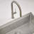 Ruvati Vestia Single Handle Pull Down Kitchen Faucet Knurling Contemporary with Sprayer in Stainless Steel-114396989