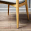 Ensemble de 2 chaises rétro en bois avec dossier et coussins-133578437-133578439-133578441
