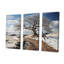 «Road in Meadow Horizon», ensemble d'art mural prairie-107753189-107753191
