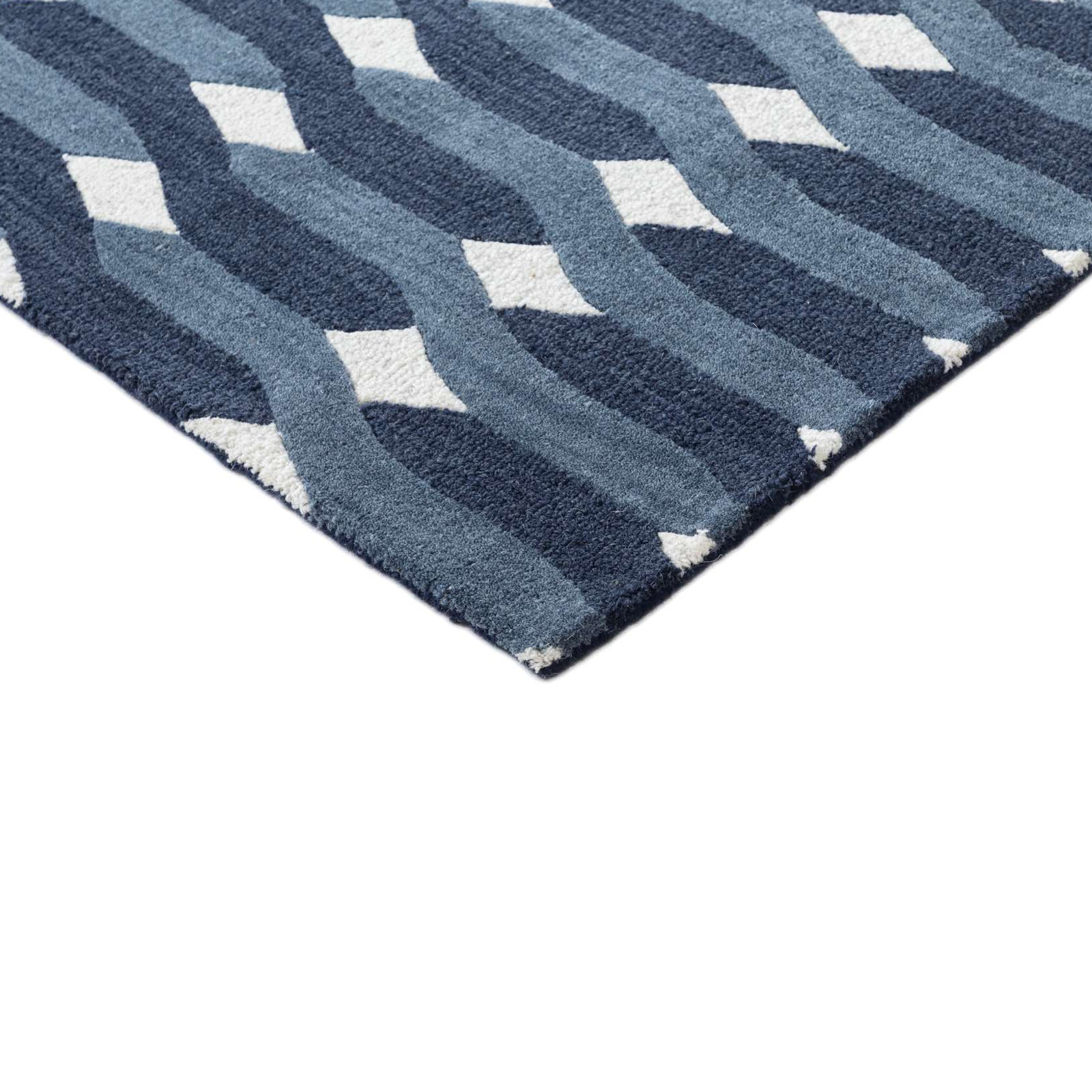 Woodcliff Hand-Tufted Geometric Wool Rug, Rectangle 2' x 3'