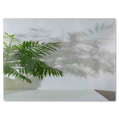 Chamaedorea Glass Chopping Board