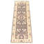 Tapis de couloir en laine noué à la main de conception unique noué à la main New Age 2 pi 7 po x 8 pi 1 po Tapis décoratif en gris foncé/crème