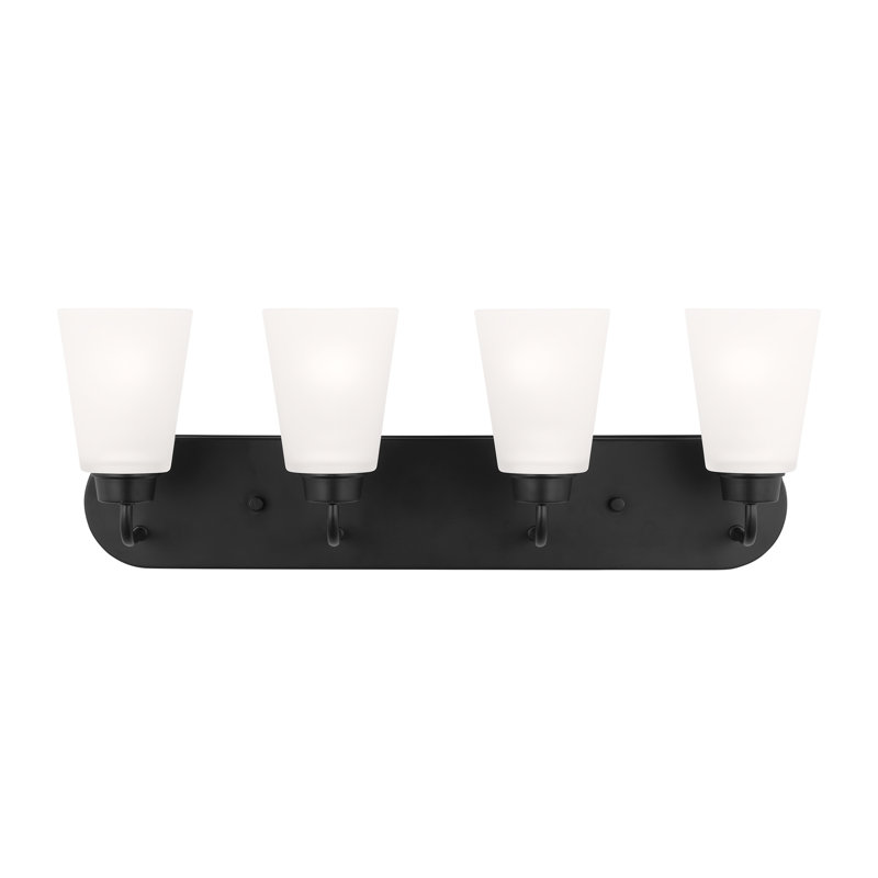 Kerrville Four Light Wall / Bath from Generation Lighting , Yes, Midnight Black