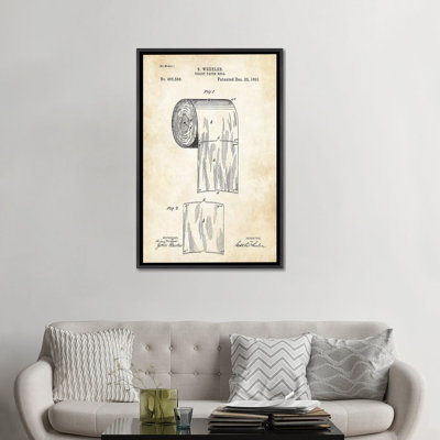 Papier hygiénique rouleau par brevet77 - impression d'art graphique