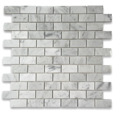 12 in. x 12 in. Polished Marble Tile
